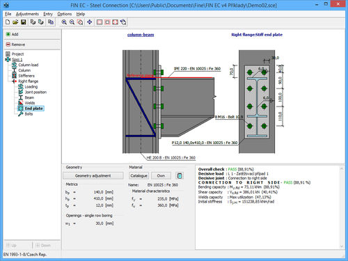 Projektplanungssoftware - CONNECTION - FINE - Modellierung / für Stahlkonstruktion / 2D