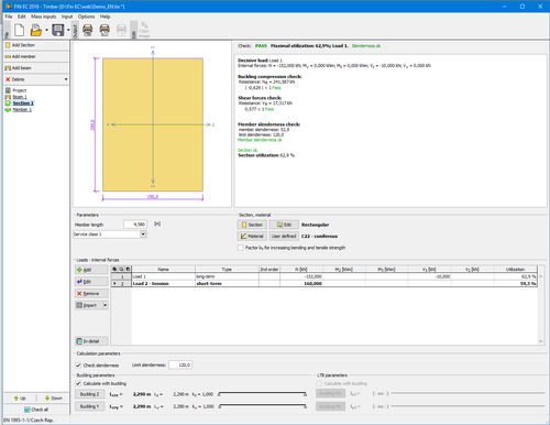 Projektplanungssoftware - TIMBER  - FINE - Berechnung / Modellierung / für Holzkonstruktion