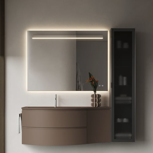 Wandhängender Waschtisch-Unterschrank - 24 - IDEAGROUP - Verbundwerkstoff / Aluminium / modern