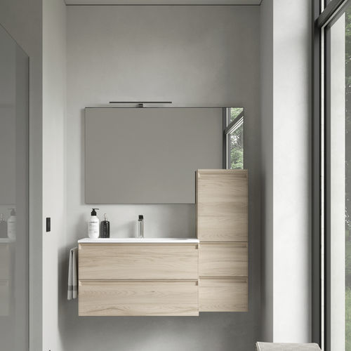 Wandmontierter Spiegel für Badezimmer - ELMAS  - IDEAGROUP - modern / rechteckig / horizontal