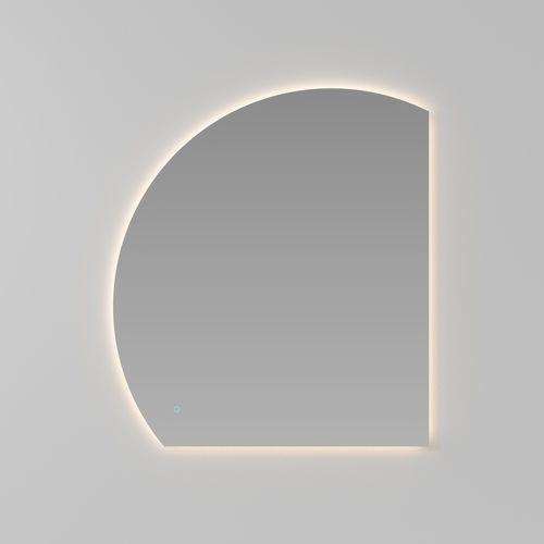 Wandmontierter Spiegel - NINFEA - IDEAGROUP - modern / gebogen / farblos