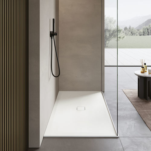 Rechteckige Duschwanne - LAB - IDEAGROUP - zum Einbauen / Corian® / maßgefertigt