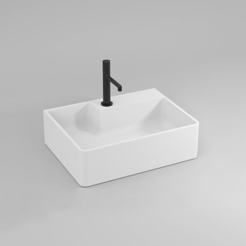 Aufsatzwaschbecken - SEVENTY - IDEAGROUP - Verbundwerkstoff / Harz / Mattfinish