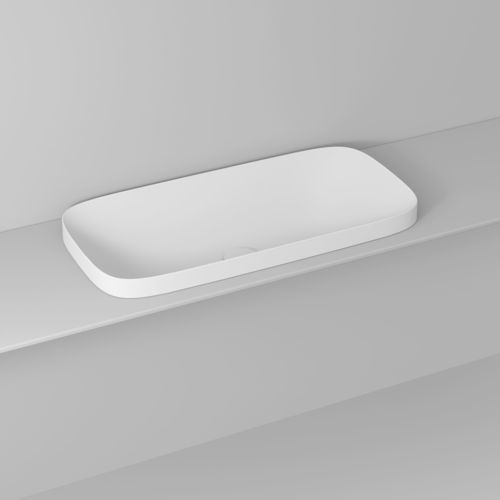 Einbauwaschbecken - ALVEO - IDEAGROUP - Keramik / Mattfinish / Hochglanz