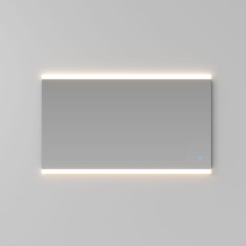 Wandmontierter Spiegel für Badezimmer - DUAL - IDEAGROUP - modern / rechteckig / horizontal