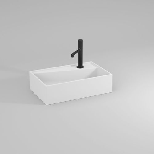 Aufsatzwaschtisch - LAM 45 - IDEAGROUP - Keramik / dauerhaft / Einzel
