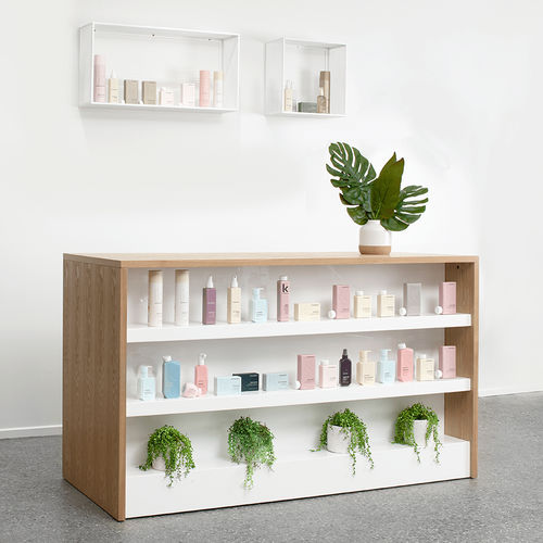 Holz-Empfangstheke - ANDERSON - Comfortel - für Frisörsalon