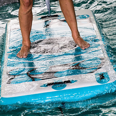 PVC-Turnmatte - AQUAFITMAT - POOLSTAR - Nylon / für Bodenturnen / rutschfest