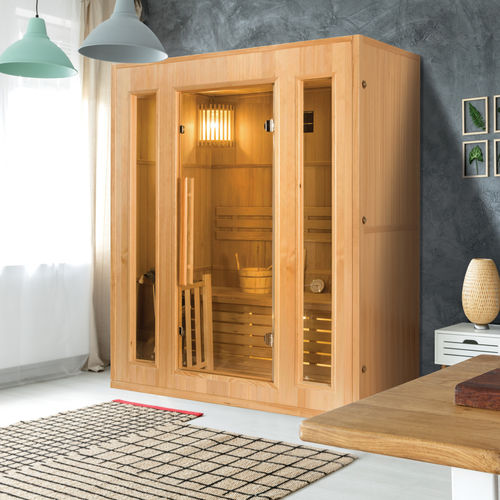 Finnische Sauna - ZEN - POOLSTAR - für Privatgebrauch / für Gewerbegebrauch / Fichte