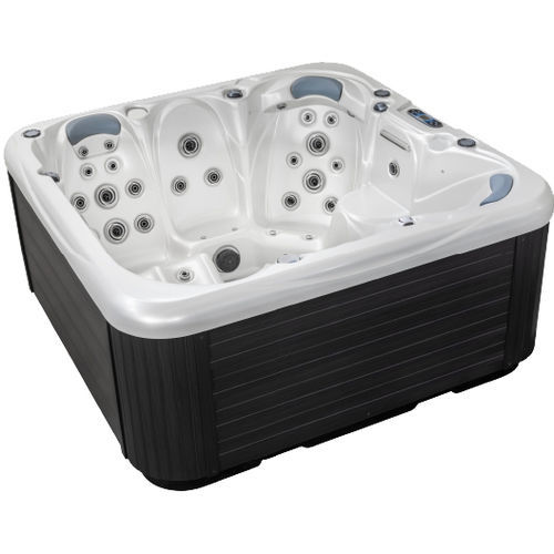 Whirlpool zum Aufstellen - DESIGN HC1 - POOLSTAR - quadratisch / Fünfsitzer / Verbundwerkstoff