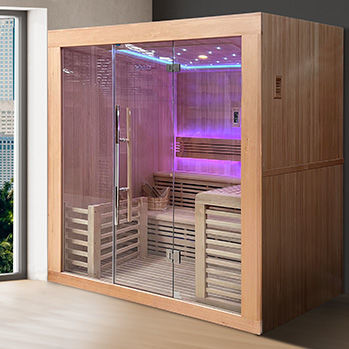 Finnische Sauna - UTOPIA - POOLSTAR - für Privatgebrauch / für Gewerbegebrauch / Fichte
