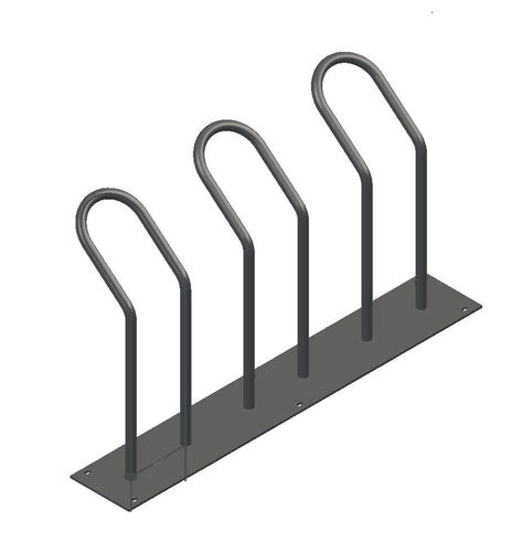 Bodenstehender Fahrradständer - GM-08 3 - Darba Spars - gesichert / originelles Design / für öffentliche Bereiche