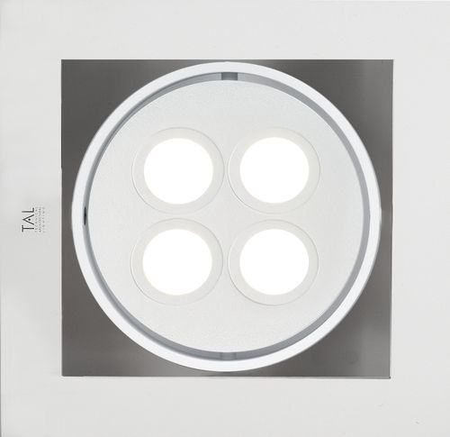 Strahler für Deckeneinbau - TOMMY PASCAL - TAL - LED / quadratisch / Metall