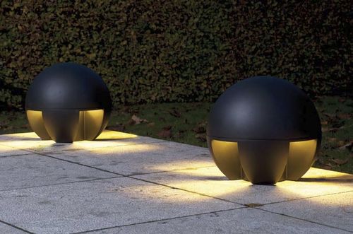 Moderner Leuchtpoller - DALTON  - TAL - Metall / fluoreszierend