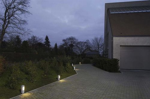 Leuchtpoller für Garten - GIRDER QT-DE - TAL - modern / Metall / Halogen