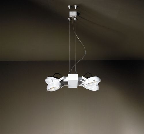Hängeleuchte - SPIDER 2 QR111 - TAL - Halogen / quadratisch / Metall