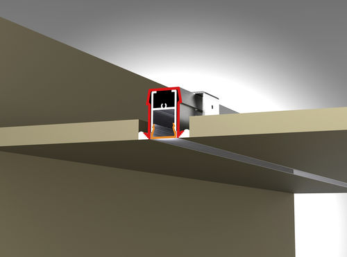 Einbau-Beleuchtungsprofil - 1U R - TAL - LED / modular