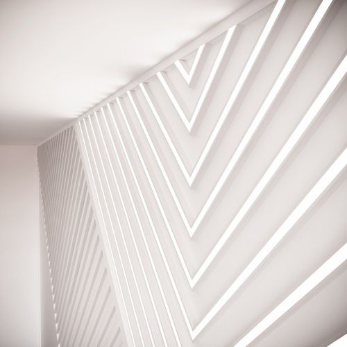 Wandmontiertes Beleuchtungsprofil - CX190 U-PROFILE - Orac Decor® - für Deckenmontage / LED / Aluminium
