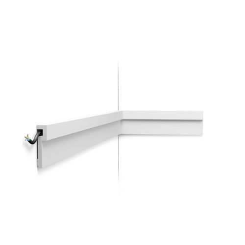Dekor-Zierleiste - PX198 U-STEPS - Orac Decor® - Polymer / gebogen / 3D