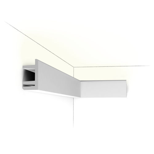 Wandmontiertes Beleuchtungsprofil - C381 L3 - Orac Decor® - für Deckenmontage / LED / Polyurethan