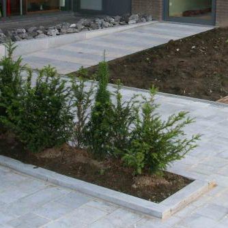 Randstein für Garten - Carrières du Hainaut - Bordstein / Kalkstein / für professionellen Einsatz