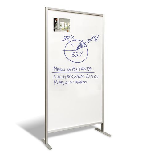 Magnettafel - ESPO610 - STUDIO T - löschbar / weiß / bodenstehend