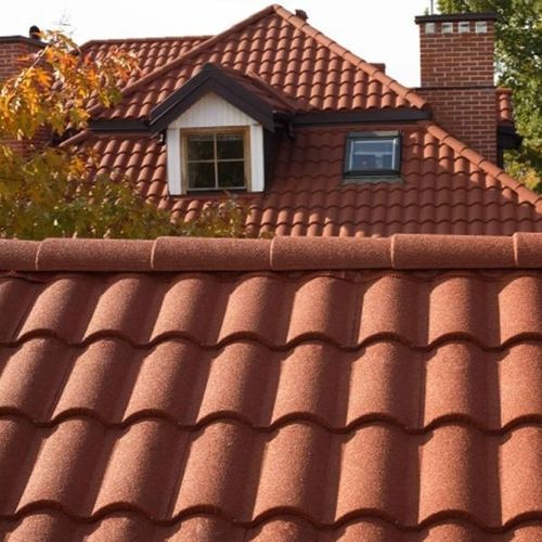 Römische-Dachziegel - METROTILE® ROMANA - AHI ROOFING / IKO METALS FRANCE - Ton