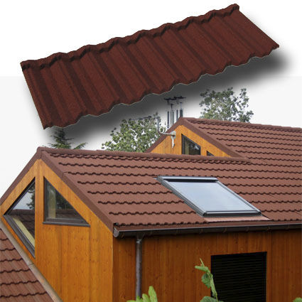 Metall-Dachziegel - GERARD® CLASSIC - AHI ROOFING / IKO METALS FRANCE - Marseiller / Winkel / Großformat