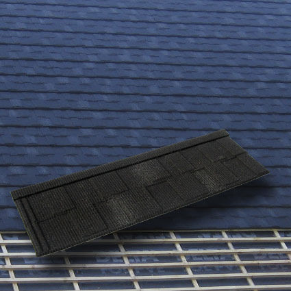 Flachdachziegel - GERARD® SENATOR - AHI ROOFING / IKO METALS FRANCE - Metall / Kleinformat / Schieferoptik