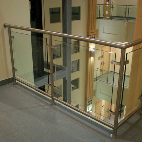 Edelstahlgeländer - CRISTAL 1201 - BATTIG DESIGN - Glasplatten / für den Innenraum / für Balkon