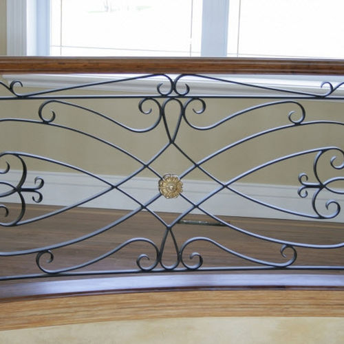 Schmiedeeisen-Geländer - TRADITION 1560-2 - BATTIG DESIGN - mit Stangen / für den Innenraum / für Treppen