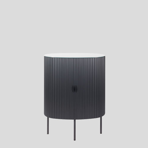 Moderner Minibarmöbel - W83  - Wogg - anodisiertes Aluminium / für Privatgebrauch / für professionellen Einsatz