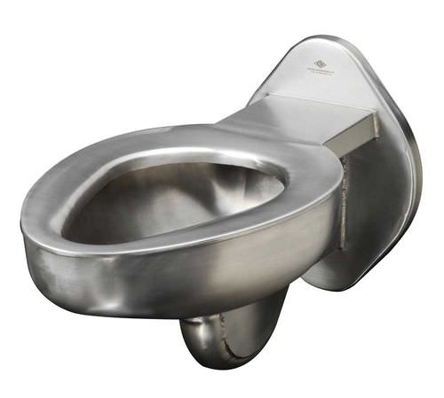 Wandhängendes WC - PENAL-WARE® : 1675 - Acorn - Edelstahl / für öffentliche Sanitäreinrichtungen / mit eingebauter Spülung