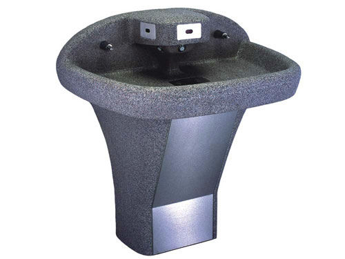 Bodenstehender Handwäscher - WASH-WARE® : 3633 - Acorn - rechteckig / Kunststoff / für Gewerbegebrauch