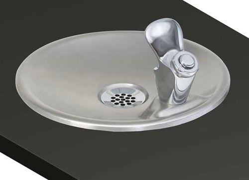 Wandmontierter Trinkbrunnen - A861400Q - Acorn - für Außenbereich / Stahl