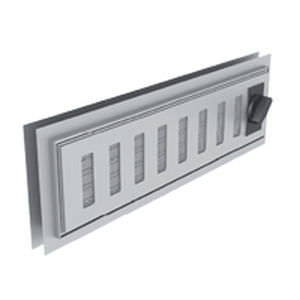 Metall-Lüftungsgitter - COULISSANTE - Tunal Demconstruct - rechteckig / verstellbar