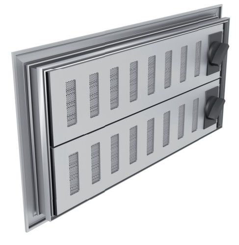 Aluminium-Lüftungsgitter - COULISSANTE - Tunal Demconstruct