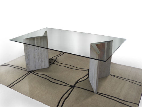 Moderner Tisch - HUALAPAI - GONZALO DE SALAS - Marmor / rechteckig