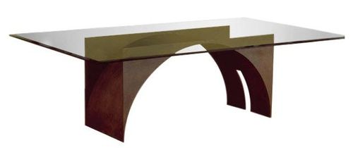 Designtisch / originell - VIRIATO - GONZALO DE SALAS - Glas / rechteckig