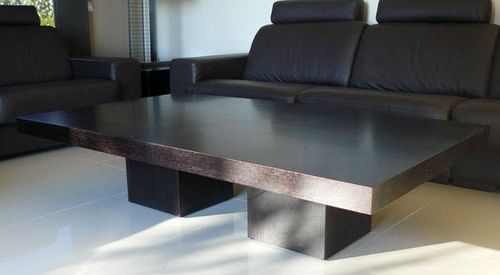 Moderner Couchtisch - CAPELA - GONZALO DE SALAS - Holz / rechteckig / für Privatgebrauch