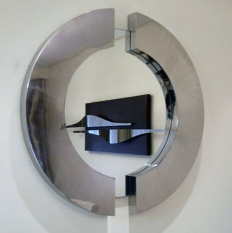 Wandmontierter Spiegel - GONZALO DE SALAS - modern / Metall