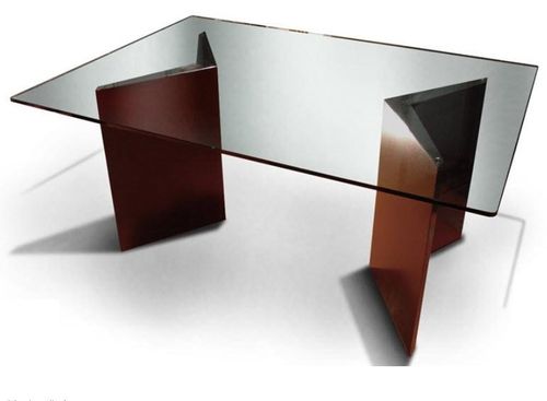 Moderner Tisch - HUALAPAI - GONZALO DE SALAS - Glas / rechteckig