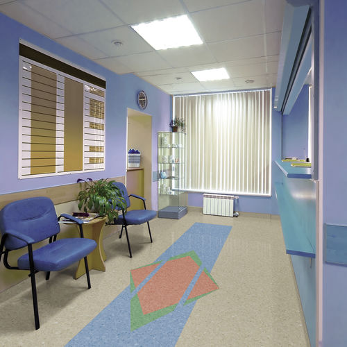 Vinyl-Bodenbelag - POLYSTYL  - Getz Bros & Co. (Singapore) Private Limited - für den Innenraum / für Gesundheitseinrichtungen / andere Formate