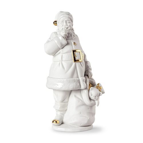 Porzellan-Skulptur - Santa  - Lladró - freistehend / für Gewerbegebrauch / weiß
