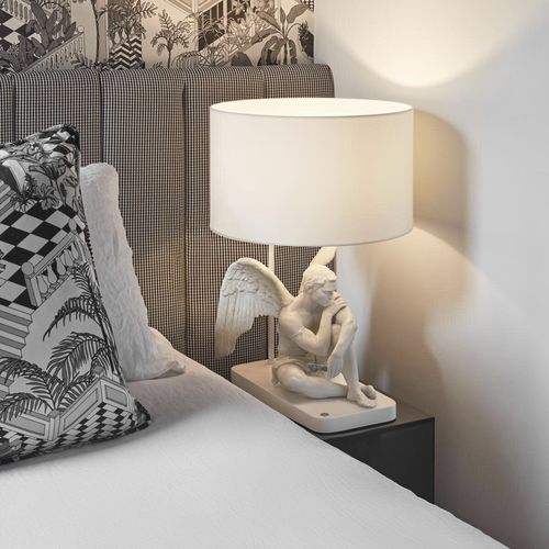 Nachttischlampe - Protective Angel - Lladró - Porzellan / modern / mit Kabel