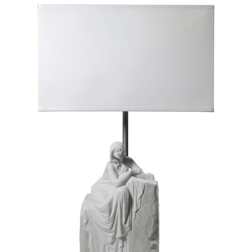 Tischlampe - Meditating Woman - Lladró - Porzellan / modern / mit Kabel