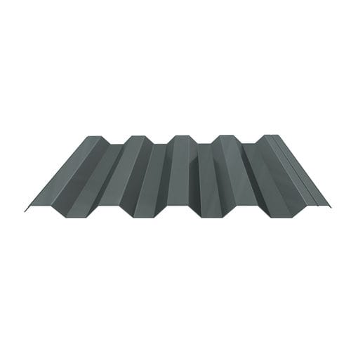 Schrägdachplatte - DEEP RIB II - FABRAL - Stahl / Aluminium / Metalloptik