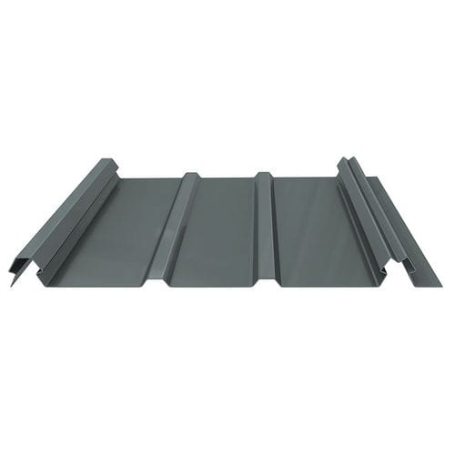 Schrägdachplatte - ULTRA LOC - FABRAL - Stahl / Metalloptik / Schieferoptik