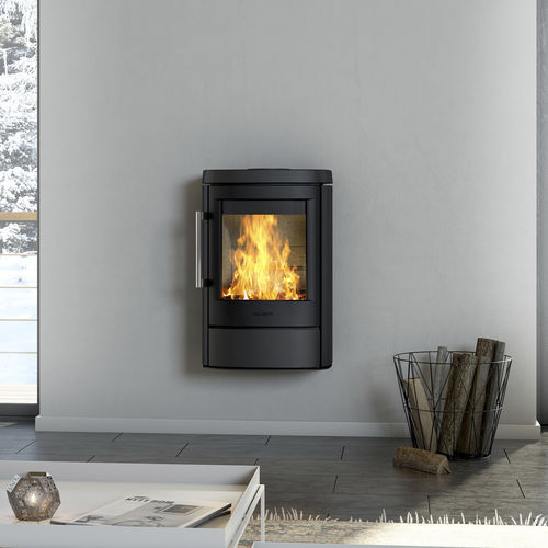 Holz-Kaminofen - 4520 - HWAM Intelligent Heat AS - wandmontiert / modern / Metall