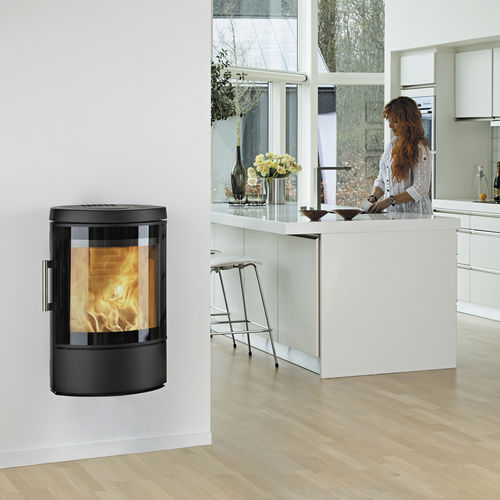 Holz-Kaminofen - 3110 - HWAM Intelligent Heat AS - 0 - 5 kW / wandmontiert / modern